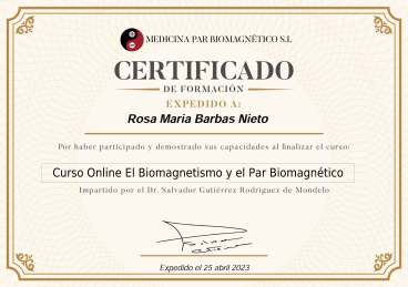 Certificado finalizacion curso